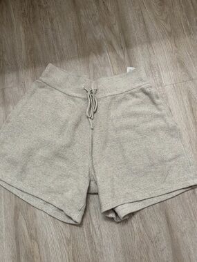 Abercrombie & Fitch Cream Knit Drawstring men’s Shorts
